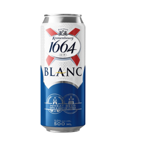 Alus KRONENBOURG 1664 BLANC, 5 %, 0.5 l