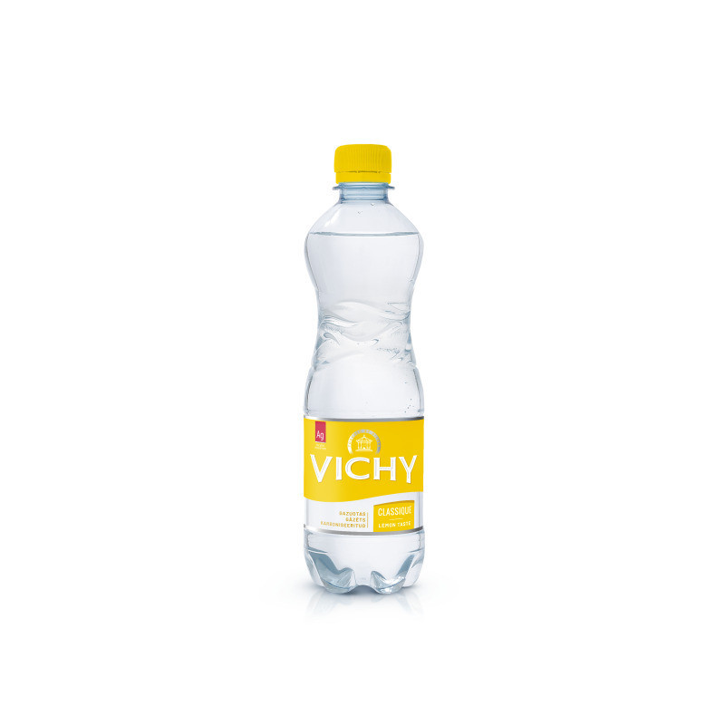 Aromatiz. stalo vanduo, citrinų skonio VICHY, 500 ml