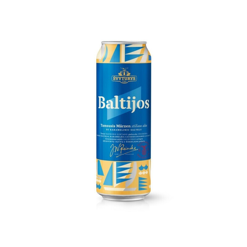 Alus ŠVYTURYS BALTIJOS, šviesus, 5,8 %, 568 ml