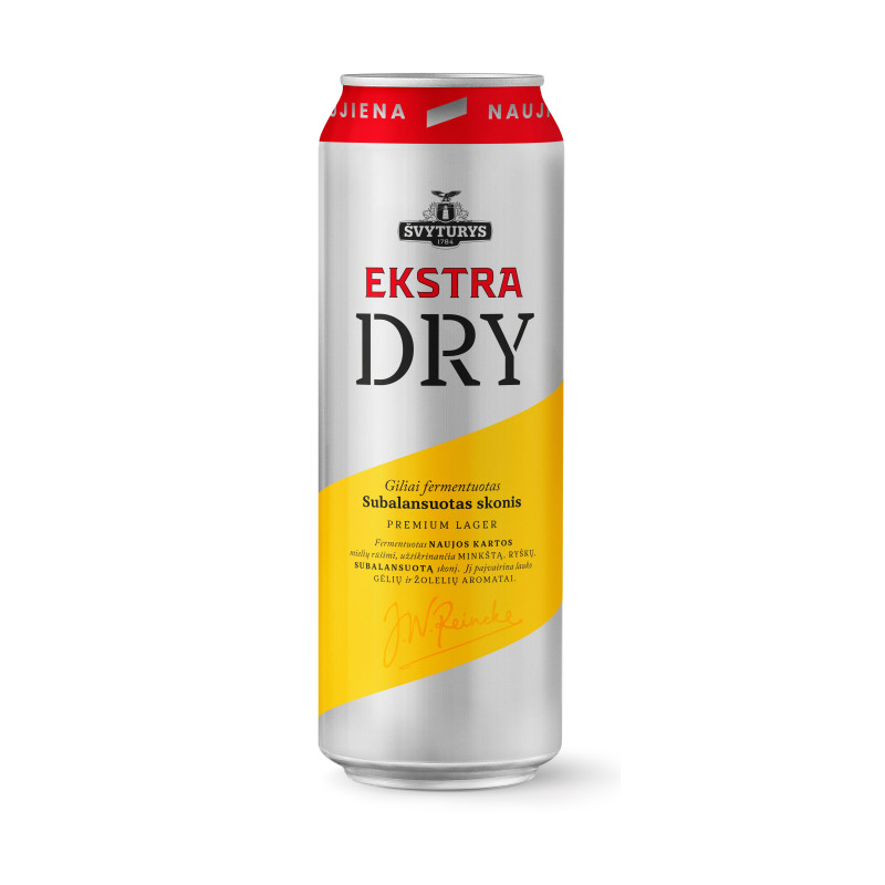 Alus ŠVYTURYS EKSTRA DRY, 5 %, 568 ml