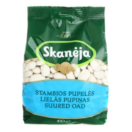 Baltos stambios pupelės SKANĖJA, 450 g