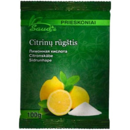 Citrinų rūgštis SAUDA, 100 g