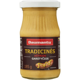 DAUMANTŲ TRADICINĖS garstyčios, 185 g