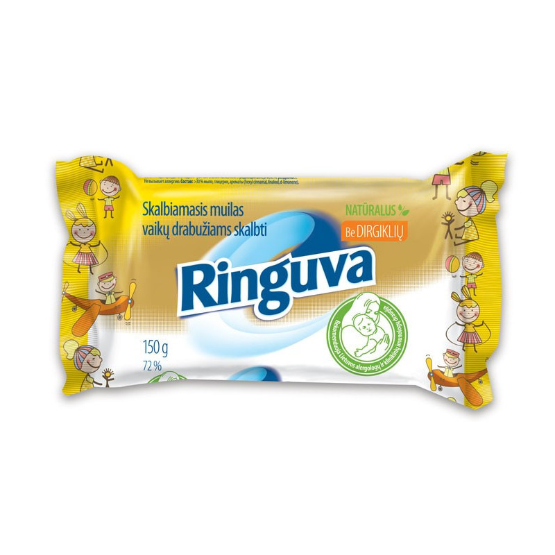 Vaikiškas skalbiamasis muilas RINGUVA, 150 g