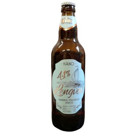 Alus KAUNO LENGVAS, 4,1 %, 500 ml