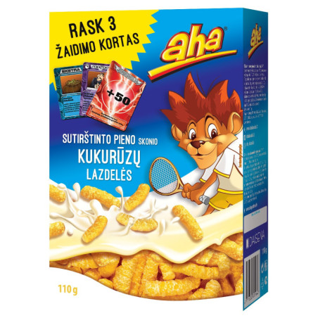 Sutiršt. pieno sk. kukurūzai AHA, 110 g