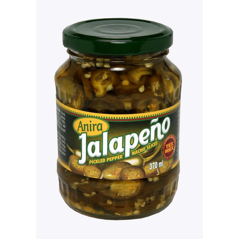 Aitriųjų paprikų griežinėliai JALAPENO ANIRA, 350 g