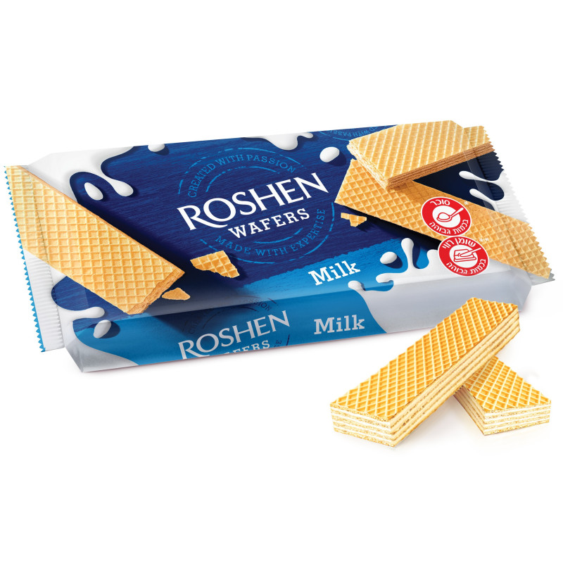 Vafliai ROSHEN WAFERS MILK, 216 g