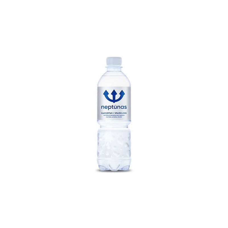 Gazuotas mineralinis vanduo NEPTŪNAS, 500 ml