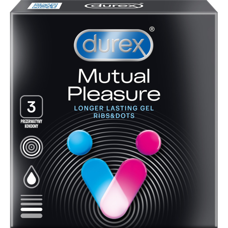 Prezervatyvai DUREX PERFORMAX INTENSE N3, 3 vnt