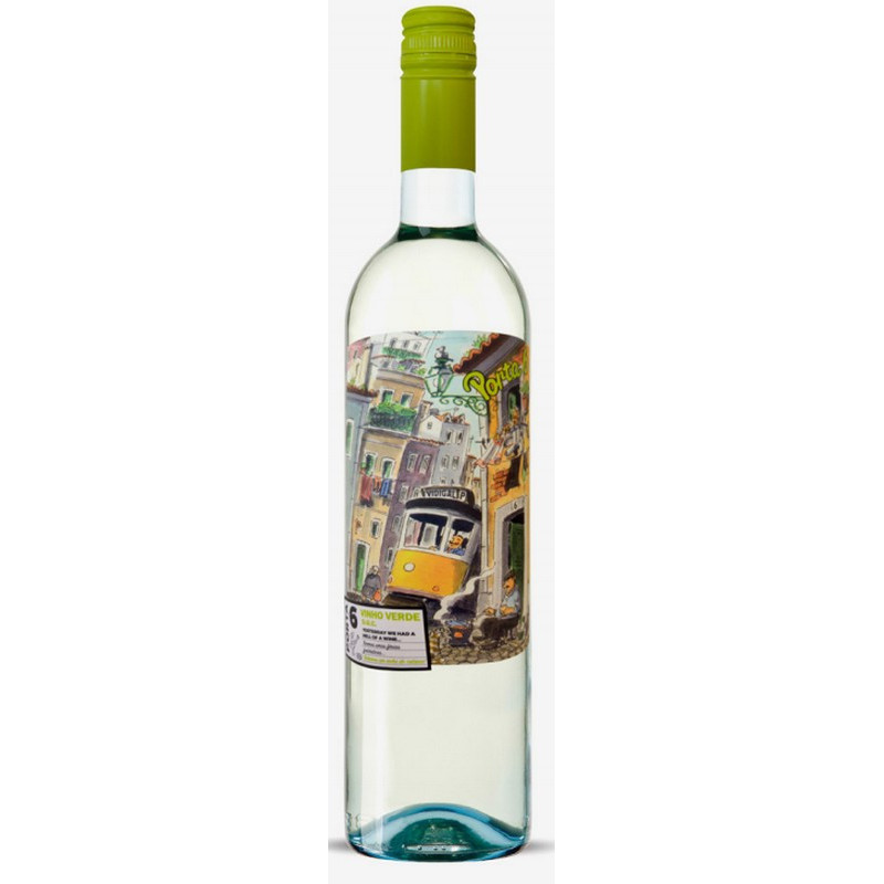 Vynas PORTA 6 VINHO VERDE DOC, b. s., 9.5 %, 0.75 l