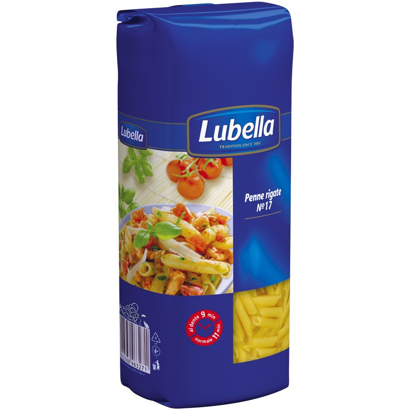 Makaronai LUBELLA vamzdeliai, 400 g