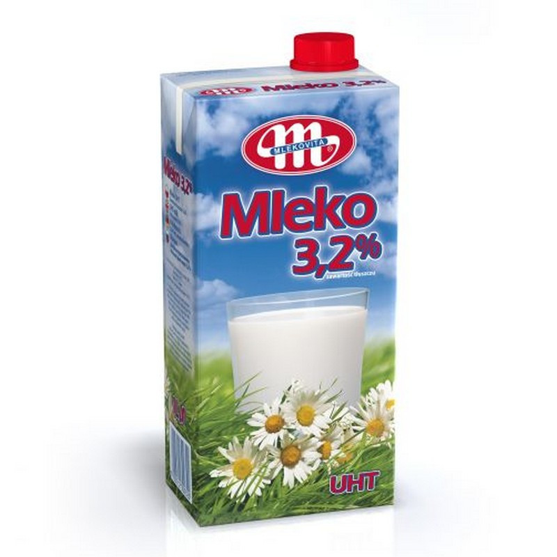 Pienas MLEKOVITA, 3.2 %, UAT, 1 l