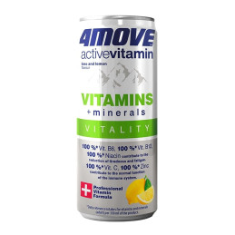 Vitamininis vanduo 4MOVE ACTIVE VITAMIN, VITAMINS + MINERALS, 330 ml