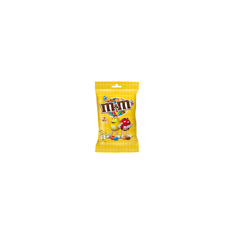 Šokoladiniai saldainiai su žemės riešutais M&MS, 90 g