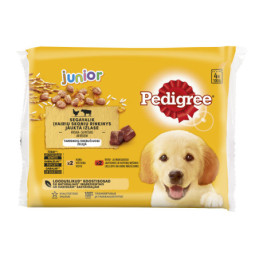 Konservuotas šuniukų ėdalas PEDIGREE JUNIOR, 4x100 g