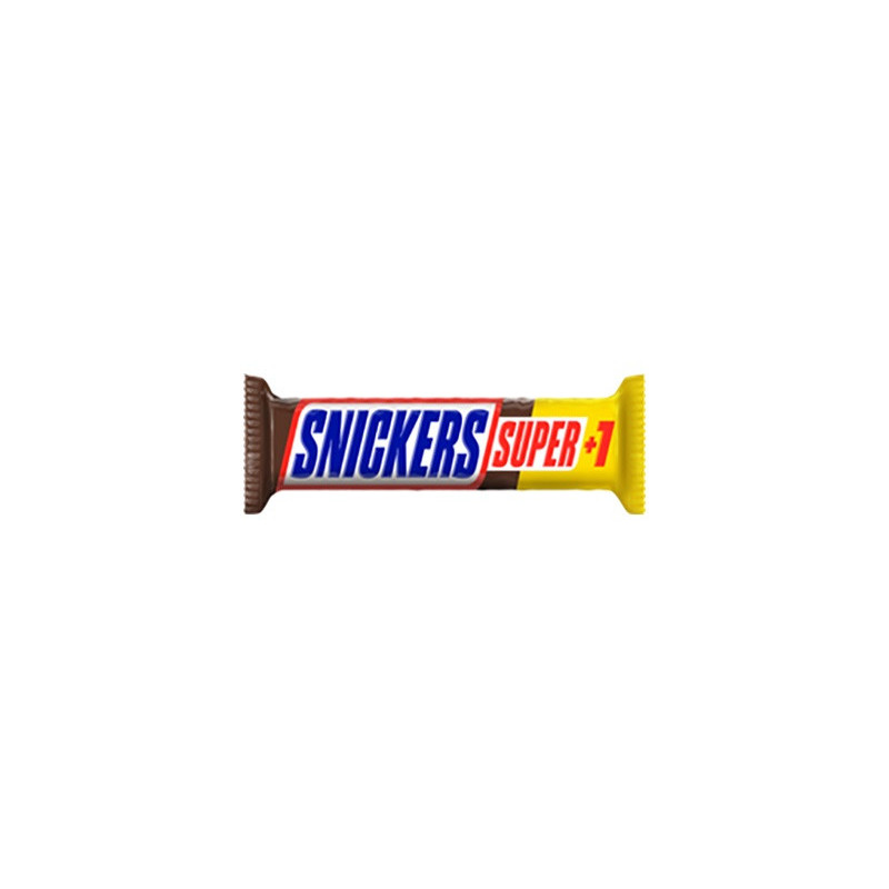 Šokoladinis batonėlis SNICKERS SUPER +1, 112,5 g