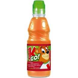 Morkų-aviečių ir obuolių nektaras KUBUŠ GO, 300 ml