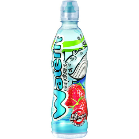 Negazuotas braškių skonio gėrimas KUBUŠ WATERRR, 500 ml