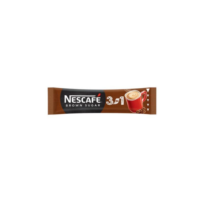 Kavos gėrimas NESCAFE 3in1 su ruduoju cukrumi, 17 g