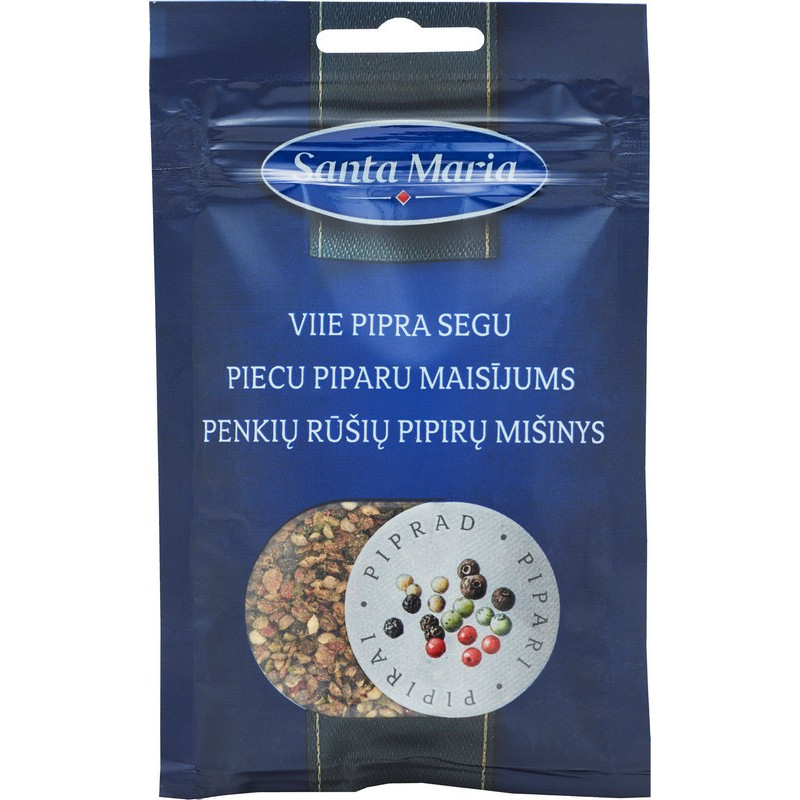 Penkių rūšių pipirų mišinys SANTA MARIA, 25 g