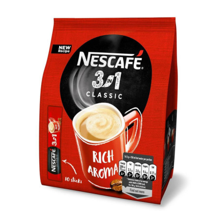 Kavos gėrimas NESCAFE, 3in1, CLASSIC, (10x16,5g), 165 g