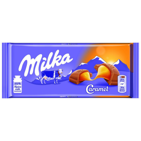 Pieniškas šokoladas MILKA CARAMEL, 100 g