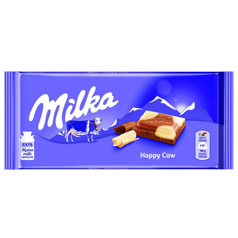 Šokoladas MILKA HAPPY COWS, 100 g