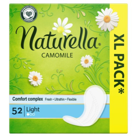 Hig. įklotai NATURELLA CAMOMILE, 52 vnt