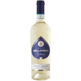 Vynas BELLAMICO PINOT GRIGIO, baltas, sausas, 12,5 %, 750 ml