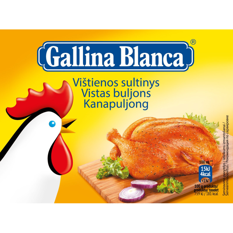 Višt. sultinys GALLINA BLANCA, 15 vnt