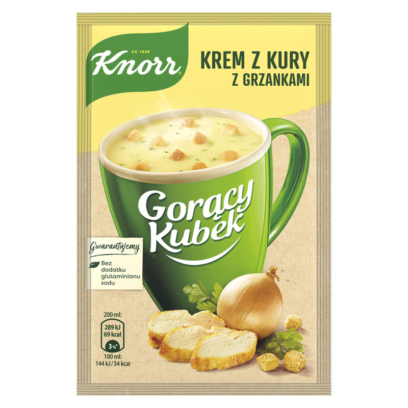 Tiršta vištienos sriuba KNORR, 16 g