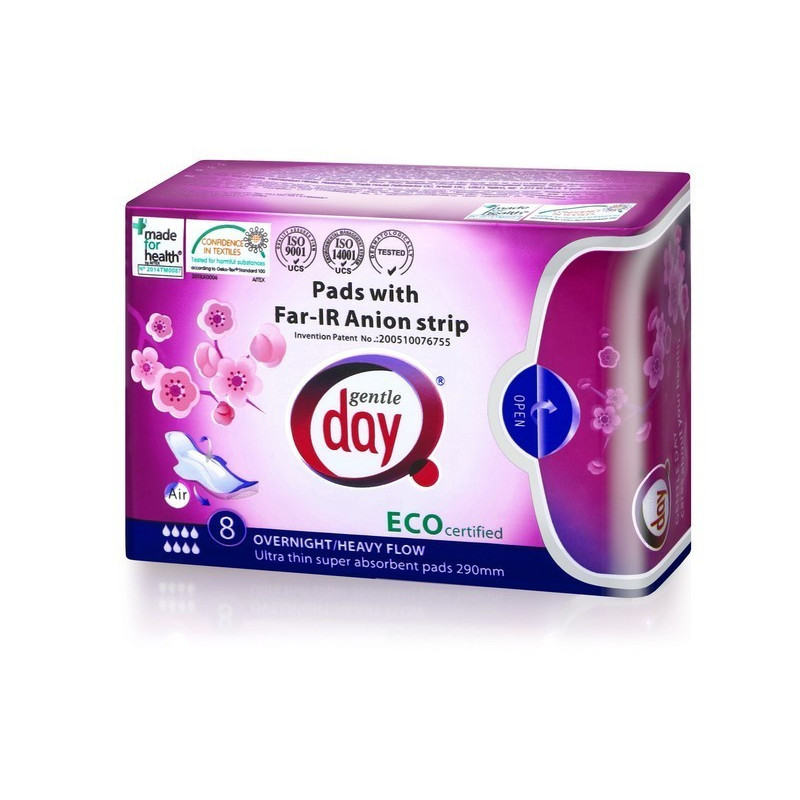 Eko. nakt. paketai GENTLE DAY FAR-IR ANION, 8 vnt