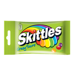 Dražė SKITTLES CRAZY SOURS, 38 g