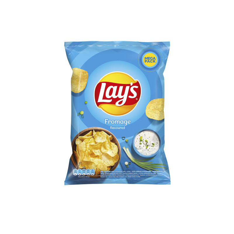 Bulvių traškučiai LAYS grietinės ir priesk. žol. sk., 200 g