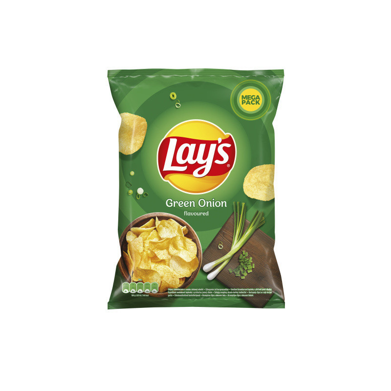 Bulvių traškučiai LAYS žaliųjų svogūnų skonio, 200 g