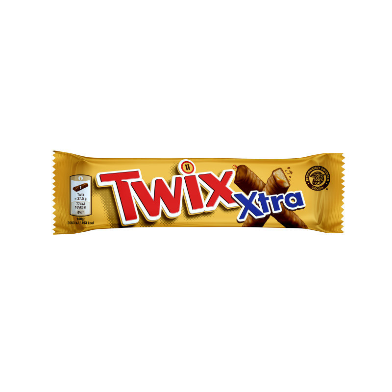 Šokoladinis batonėlis TWIX XTRA, 75 g