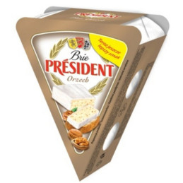 Sūris BRI su riešutais PRESIDENT, 125 g