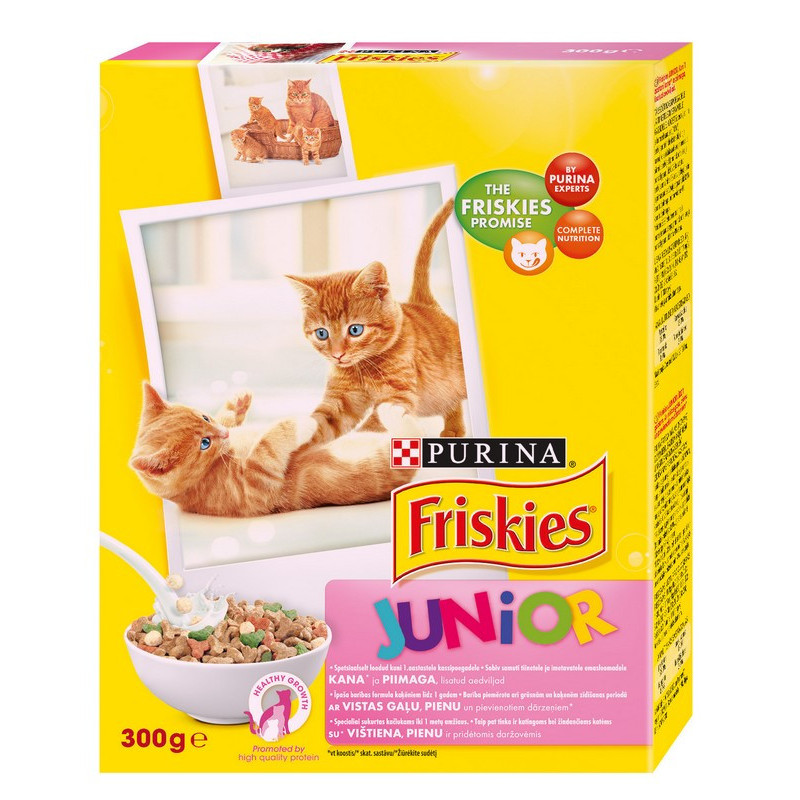 Sausas kačiukų ėdalas FRISKIES JUNIOR, 300 g