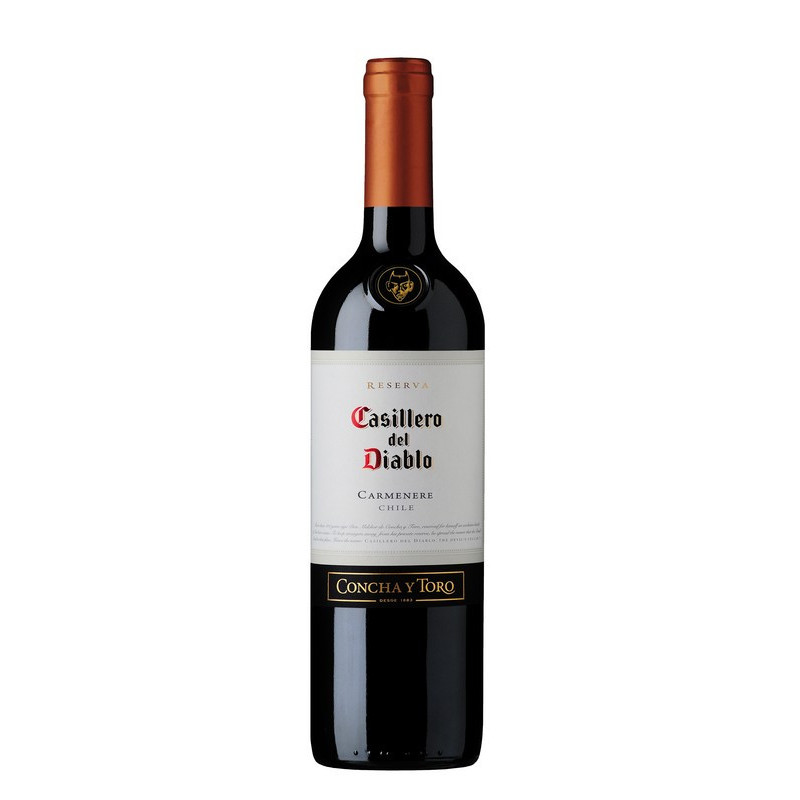 Vynas CASILLERO CARMENERE, raudonas, sausas, 13.5%, 0,75 l