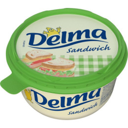 Margarinas DELMA, sumuštiniams, 20% rieb., 450 g