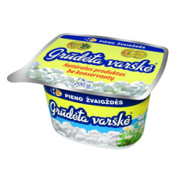 Varškė GRŪDĖTA, 200 g