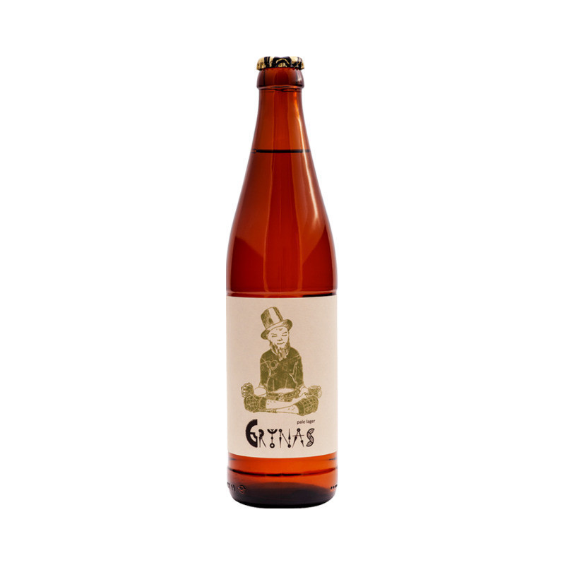 Šviesusis alus DUNDULIS GRYNAS, PALE LAGER stiliaus, 5,0 %, 500 ml