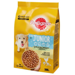 Sausas šunų ėdalas PEDIGREE JUNIOR su vištiena, 500 g