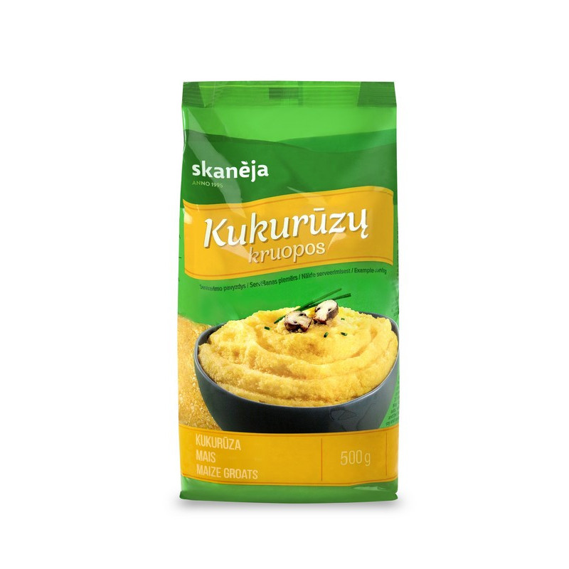 Kukurūzų kruopos SKANĖJA, 500 g