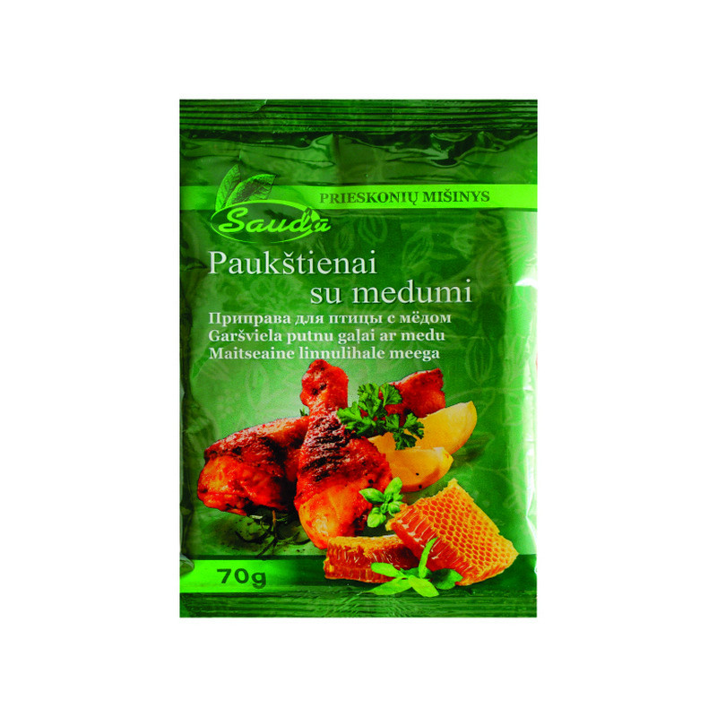 Prieskoniai SAUDA, paukštienai su medumi (mišinys), 70 g