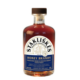 Spiritinis gėrimas STAKLIŠKĖS HONEY BRANDY, 36 %, 0.5 l