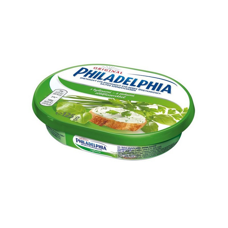 Tepamas varškės sūris su žolelėmis PHILADELPHIA, 125 g